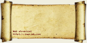 Žaklina Egerić vizit kartica